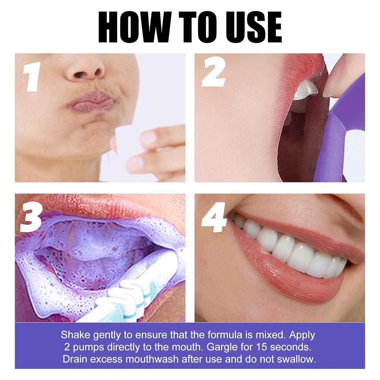 Lanthome Teeth Whitening Spray Mousse