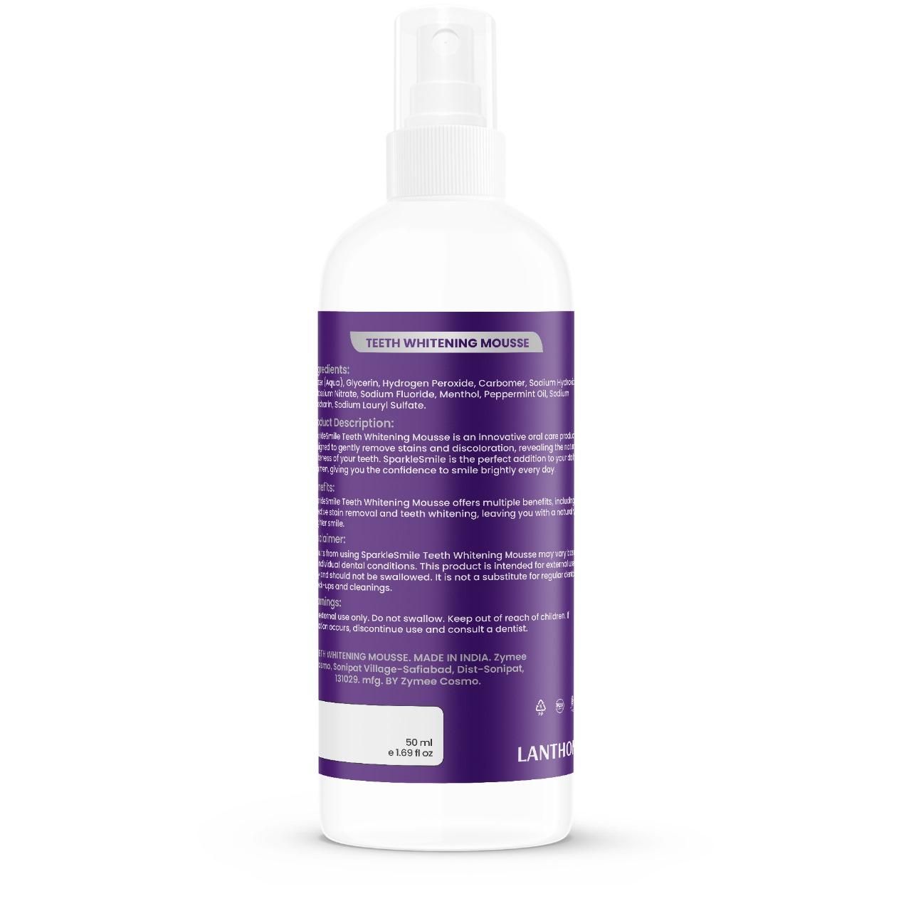 Lanthome Teeth Whitening Spray Mousse
